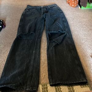 Re/done black jeans 25